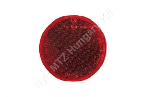 Prizma kerek piros műanyag D=85 mm