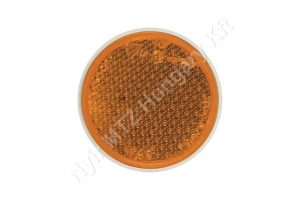 Prizma kerek sárga műanyag D=85 mm
