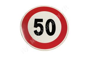 MTZ Felirat 50 km/h nagy
