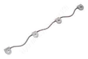 MTZ Résolajcső hajlított /furat d=10 mm /drenázs/
