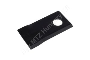 Fűkasza késpenge bal 98x48x4 mm, Ø19 mm-es furat, Fella/Fortschritt