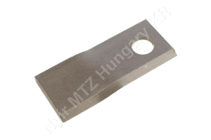 Fűkasza késpenge bal 118x48x4 mm, Ø19 mm-es furat, Fella