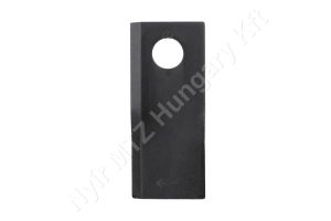 Fűkasza késpenge jobb 112x48x4 mm, Ø19 mm-es furat, Fella/Krone