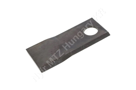 Fűkasza késpenge bal 120x49x4 mm, Ø21 mm-es furat, Pöttinger_64080 Fűkasza késpenge bal 120x49x4 mm, Ø21 mm-es furat, Pöttinger_64080
