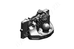 Golyós vonófej K80 390 mm Scharmüller