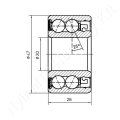 Csapágy 3204BRSRWDRB26TNG NSK_73357 Csapágy 3204BRSRWDRB26TNG NSK_73357