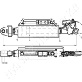 Hidraulikus felső támasztórúd csukló/kampó 745 mm cat.4/4 CBM_74066