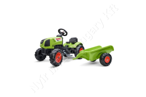 Claas traktor pótkocsival
