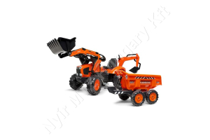 Kubota kotró, Maxi billenő pótkocsival Kubota kotró, Maxi billenő pótkocsival