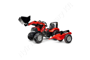 Case IH markoló pótkocsival