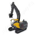DiggerVolvo EC16E markológép fém, markolókanállal és bontókalapáccsal távirányítós_77345 DiggerVolvo EC16E markológép fém, markolókanállal és bontókalapáccsal távirányítós_77345