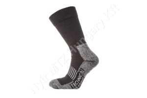 Thermo zokni 39-42, fekete/szürke
