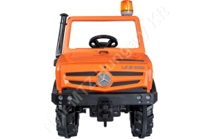 Rolly Toys Mercedes Benz pedálos traktor, Unimog szervizjármű, narancsszínű