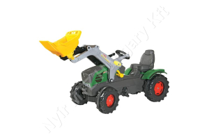 Pedálos traktor homlokrakodóval, Fendt 211 Vario