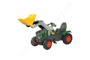 Pedálos traktor homlokrakodóval, Fendt 211 levegős abroncsokkal