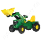 Pedálos traktor homlokrakodóval, John Deere 6210R Pedálos traktor homlokrakodóval, John Deere 6210R