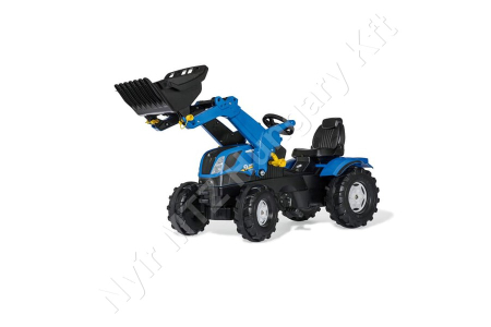 Pedálos traktor homlokrakodóval, New Holland T7_76884 Pedálos traktor homlokrakodóval, New Holland T7_76884