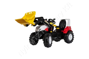 Pedálos traktor, Steyr 6300 TERRUS CVT homlokrakodóval