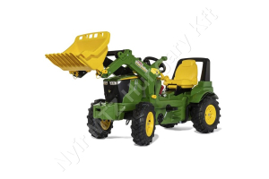 John Deere 7310R homlokrakodóval+gumiabroncs