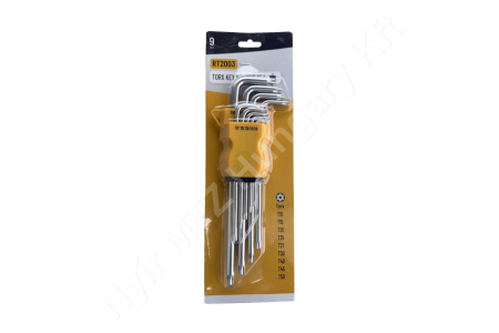 Imbuszkulcs készlet 9 darabos Torx_77941