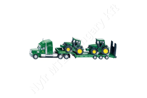 Mélyrakterű kocsi 2 John Deere traktorral