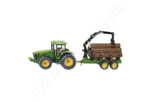 John Deere + faszállító jármű
