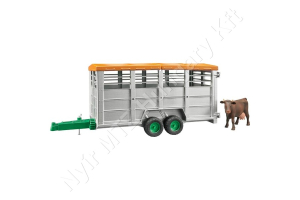 Marhaszállító pótkocsi + 1 tehén