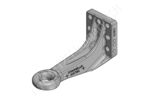 Hegeszthető vonószem ISO 20019 110×100 d=50 mm 2,5 t Scharmüller Hegeszthető vonószem ISO 20019 110×100 d=50 mm 2,5 t Scharmüller