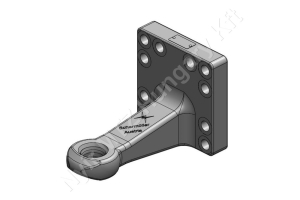 Peremes vonószem Ø40mm 160×160 DIN 11026 Scharmüller