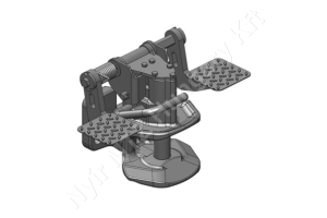 Automata vonóhorog peremes 120 mm d=25 mm Scharmüller