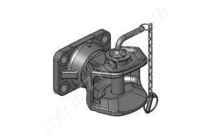 Automata vonóhorog peremes 140×80 mm d=31,5 mm Scharmüller
