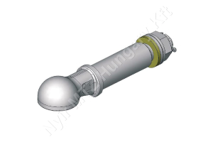 Vonószem K80 L= 207 mm d= 50 mm M45 Scharmüller