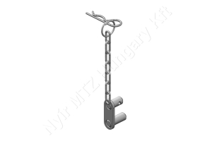 Láncos zárócsapszeg d=14 mm Scharmüller