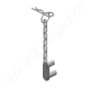 Láncos zárócsapszeg d=14 mm Scharmüller Láncos zárócsapszeg d=14 mm Scharmüller