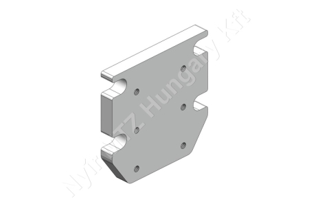 Felhegeszthető lemez 140 x 80 / 83 x 56 mm Scharmüller_85077