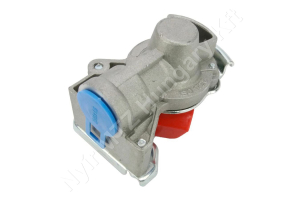 Levegőcsatlakozó M22x1,5 piros Zetor