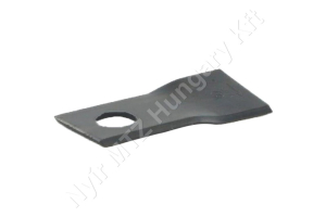 Fűkasza késpenge jobb 106x49x3 mm Ø21 mm-es furat, Claas