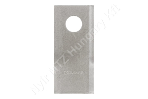 Fűkasza késpenge jobb 105x48x3 mm Ø19 mm-es furat, Claas/Niemeyer