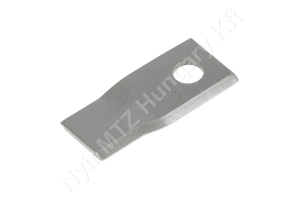 Fűkasza késpenge jobb 105x48x4 mm Ø19 mm-es furat, Claas