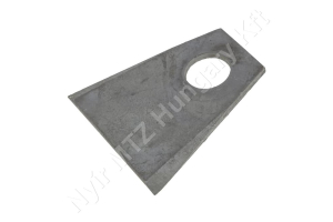 Fűkasza késpenge bal/jobb 75×30/70×4 mm Ø20 mm-es furat, Stockey-Schmitz