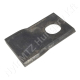 Fűkasza késpenge bal 92x48x4 mm Ø20 mm/24 mm-es furat, Kongskilde JF/Stoll Fűkasza késpenge bal 92x48x4 mm Ø20 mm/24 mm-es furat, Kongskilde JF/Stoll