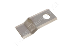 Fűkasza késpenge bal/jobb 120x50x4 mm Ø21 mm-es furat, Pöttinger