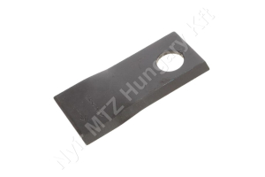 Fűkasza késpenge bal 112x49x4 mm Ø21 mm-es furat, Pöttinger