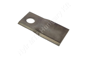 Fűkasza késpenge jobb 108x47x4 mm Ø19 mm-es furat, Pöttinger