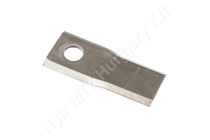 Fűkasza késpenge bal 107x45x4 mm Ø18,25 mm-es furat, Kuhn/John Deere/New Holland