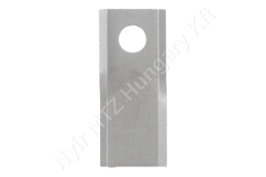 Fűkasza késpenge jobb 107x45x4 mm Ø18,25 mm-es furat, Kuhn/John Deere/New Holland