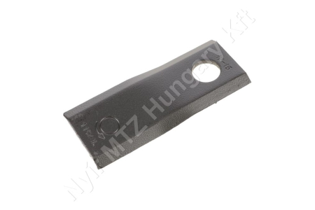 Fűkasza késpenge bal 115x45x4 mm Ø18,25 mm-es furat, Kuhn/John Deere/New Holland_96144 Fűkasza késpenge bal 115x45x4 mm Ø18,25 mm-es furat, Kuhn/John Deere/New Holland_96144