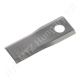 Fűkasza késpenge jobb 122x45x4 mm Ø18,25 mm-es furat, Kuhn/Claas/John Deere/New Holland Fűkasza késpenge jobb 122x45x4 mm Ø18,25 mm-es furat, Kuhn/Claas/John Deere/New Holland
