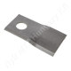 Fűkasza késpenge jobb 100x48x3 mm Ø19 mm-es furat, Niemeyer Fűkasza késpenge jobb 100x48x3 mm Ø19 mm-es furat, Niemeyer