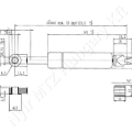 Gázrugó L=223,5 mm löket:56 mm 120 N Stabilus_95438 Gázrugó L=223,5 mm löket:56 mm 120 N Stabilus_95438